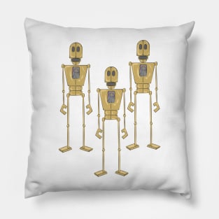 Just Robots Design Pillow