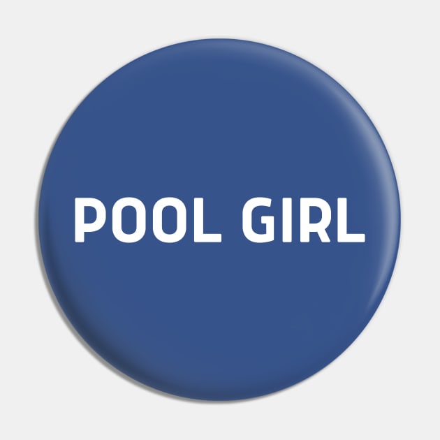 Pool Girl Swimming Pin by Celestial Mystery