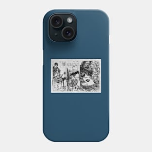 One spring day - 1923 by Peggy Prentice - edited digitally Phone Case