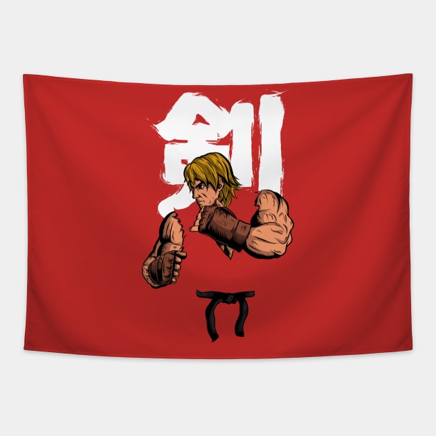 KEN MASTERS Tapestry by berserk