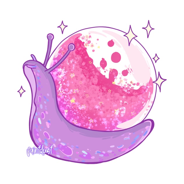 Crystal Ball Snail by paintdust