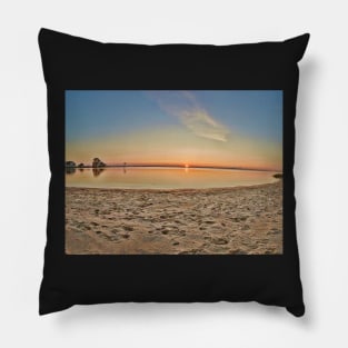 Sunrise on the river Pillow