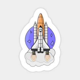 Space shuttle, spaceship Magnet