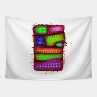 Reactive wall 2 Tapestry