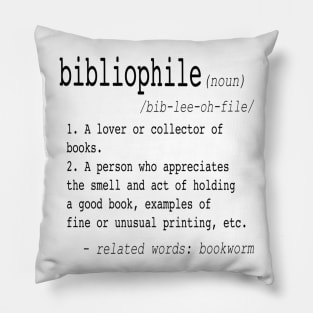 bibliophile Pillow