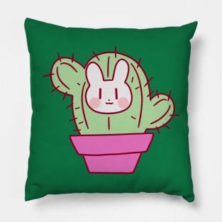 Bunny Face Cactus Pillow