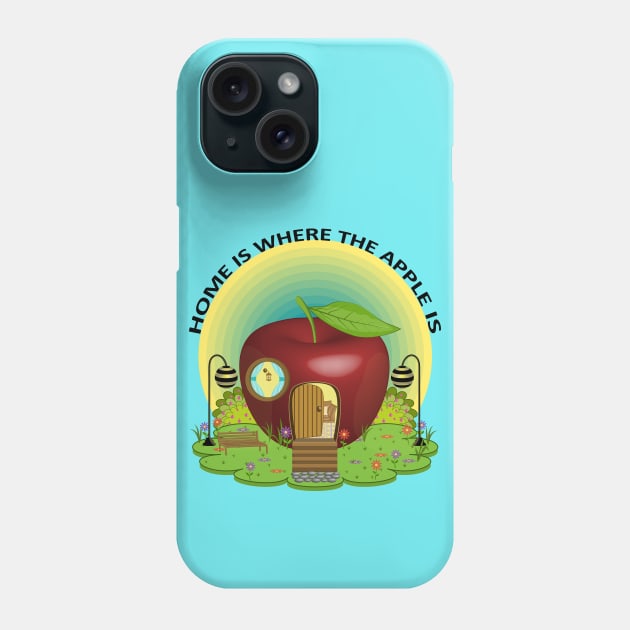 Apple House Phone Case by Designoholic