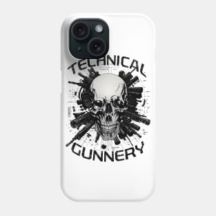 Technical Gunnery Skull Logo Military gift Phone Case