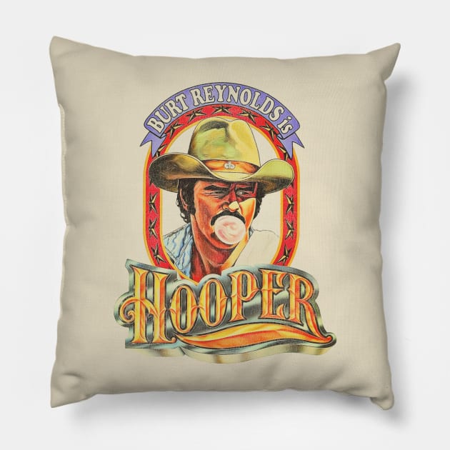 Hooper The Greatest Stuntman Alive Pillow by darklordpug