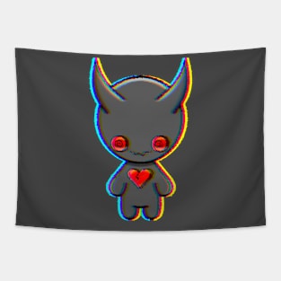 Distorted Heartbreaker Demon Tapestry