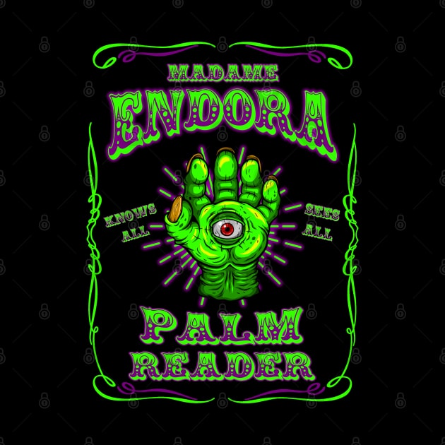 MADAME ENDORA - PALM READER by GardenOfNightmares