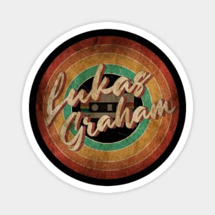 Lukas Graham Vintage Circle Art Magnet