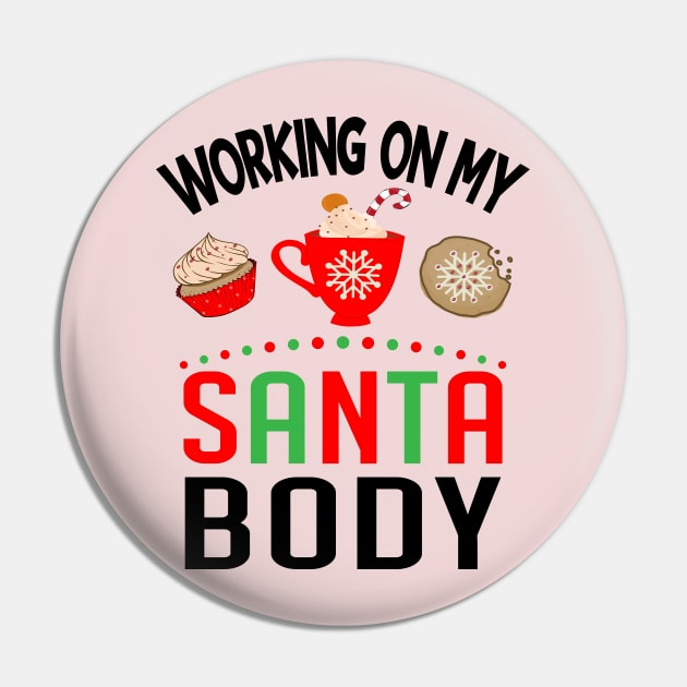 Working On My Santa Body Pin by MZeeDesigns