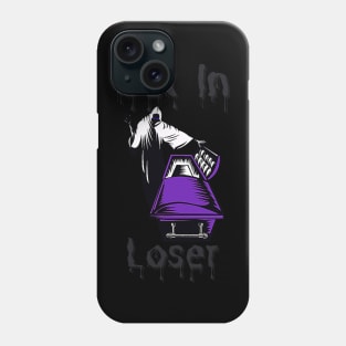 Grim Reaper Get In Loser Design Phone Case