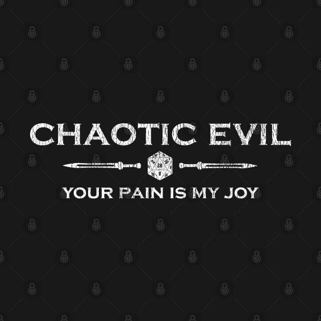 D20 Roleplay Alignment - Chaotic Evil by Modern Medieval Design