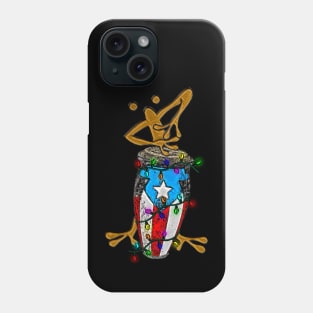 Conga Coqui Taino Xmas Puerto Rico Phone Case