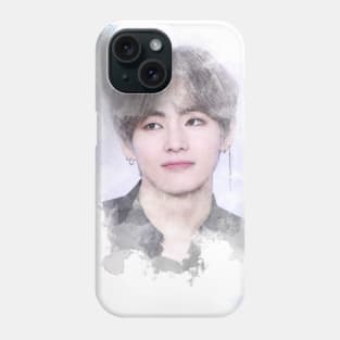 Bts Tae watercolor - BTS Army kpop gift BT21 Phone Case