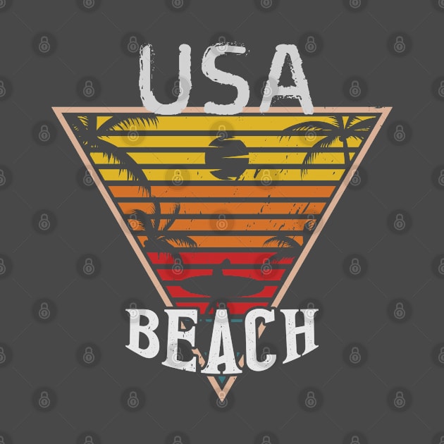 Beach happiness in USA by ArtMomentum