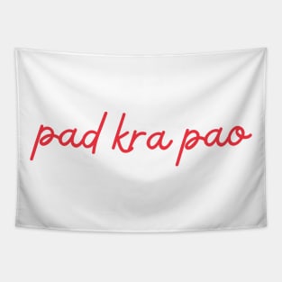 pad kra pao - Thai red - Flag color Tapestry