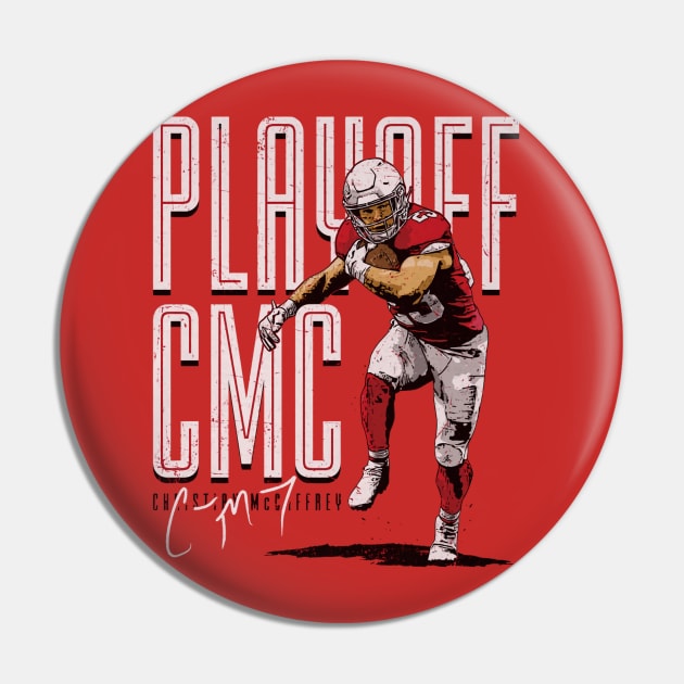 Christian McCaffrey San Francisco Playoff CMC Pin by Chunta_Design