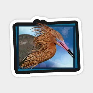 Reddish Egret Magnet