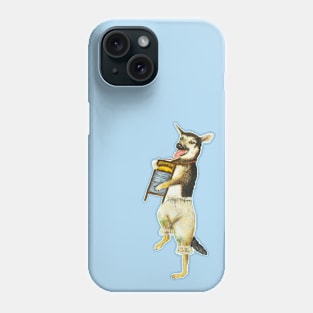 Washboard Playing Dog Phone Case