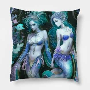 Mermaid Twins Pillow