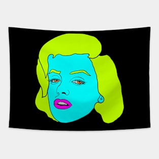 Marilyn Monroe (neon) Tapestry