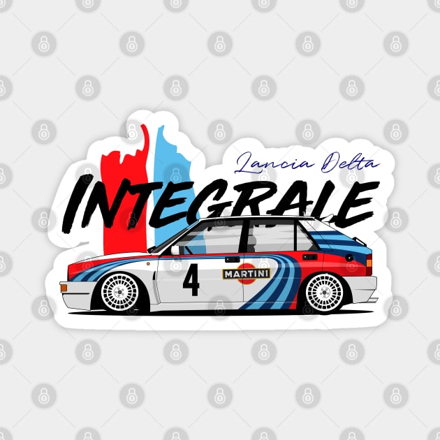 Lancia Delta Integrale Magnet by shketdesign