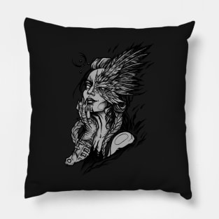 Hawk sorceress Pillow