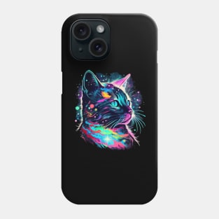 Rainbow Cosmic Cat Phone Case