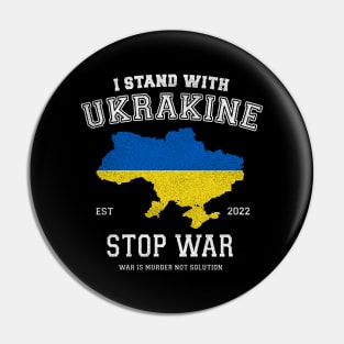 I stand with Ukraine Pin