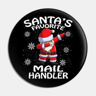 Santas Favorite Mail Handler Christmas Pin