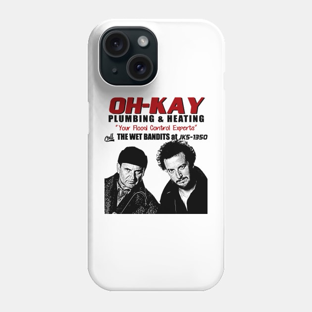 OH-KAY The Wet Bandits Phone Case by mech4zone