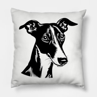 Lurcher Dog Sketch Pillow