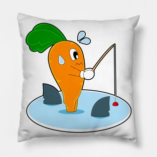 Carrot Fisher Shark fin Fishing Pillow