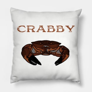 Feeling Crabby Pillow