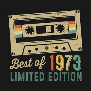 50 Years Old Best Of 1973 Cassette T-Shirt