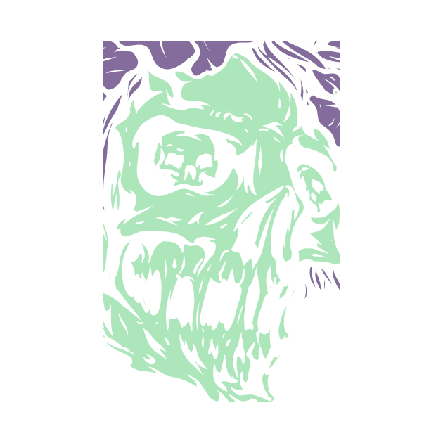 Slimy Skull by MinnieWilks