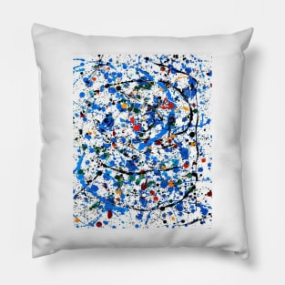 Jackson Pollock abstract, pattern design, Jackson Pollock art, Pillow