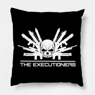 The Executioners - White Logo Pillow