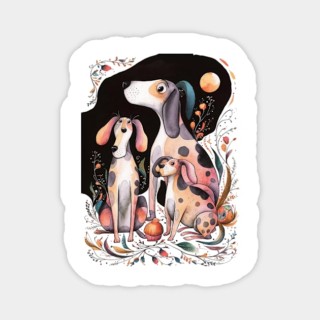 The Three Dogs Take the Picture Magnet by animegirlnft