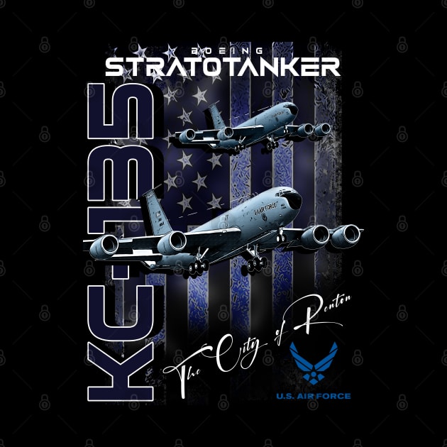 Boeing KC-135 Stratotanker Heavy Aircraft by aeroloversclothing