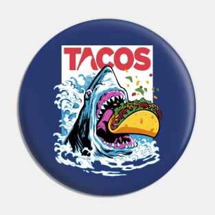 Taco Shark Pin