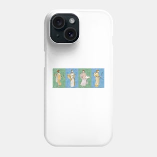 Ladies of the Villa of Ariadne - Flora, Medea, Leto and Diana Phone Case