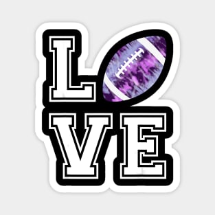 love football american football lover gift camo football Magnet