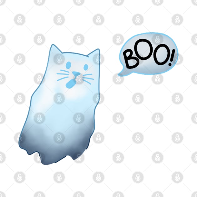 Ghost Cat by Doodlecats 