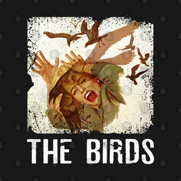 The Caw of Terror The Birds Genre-Inspired T-Shirt by Camping Addict