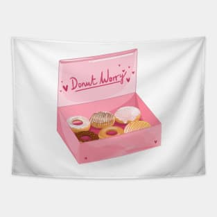 Donut box of help Tapestry