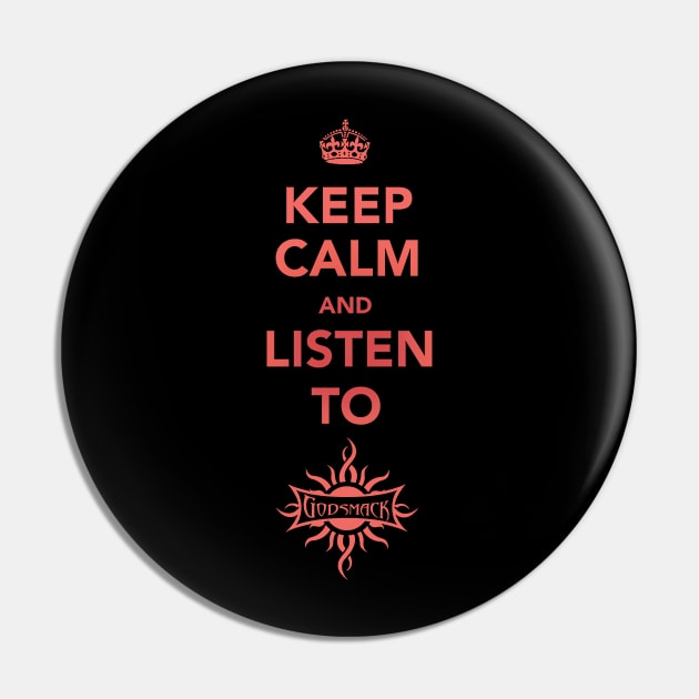 Keep Calm Pin by StoneSoccer